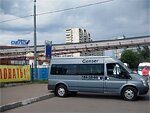 Бесплатный автобус Genser в пункт аренды автомобилей АрендаАвто-мтщ на ул.Добролюбова