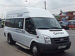 Бесплатный автобус Genser в пункт аренды автомобилей АрендаАвто-мтщ на Новорязанском шоссе